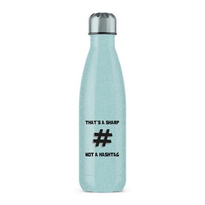 Sharp Not Hashtag Water Bottle
