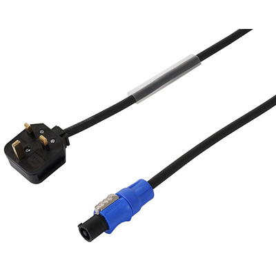 Powercon to 13A 1.5mm Titanex Rubber Cable - 5m