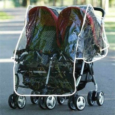 Diono Double Stroller Universal Raincover with Carry Case