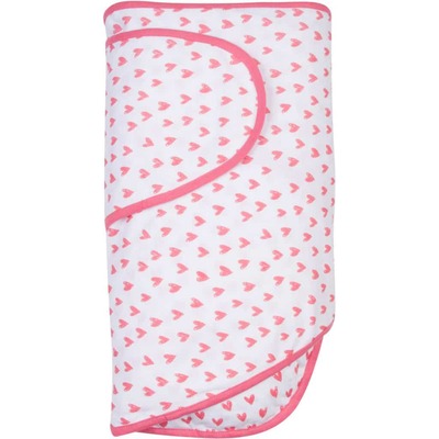 Miracle Blanket Swaddle Prints (Design: Coral Hearts)