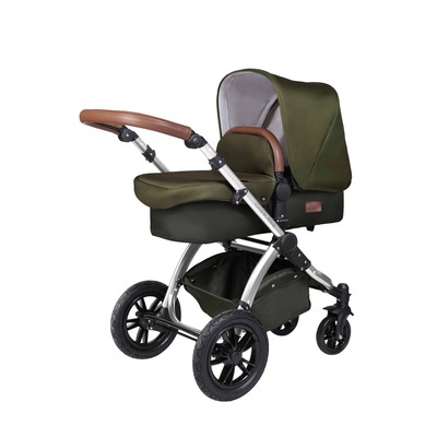 Ickle Bubba Stomp v4 Carrycot and Pushchair Woodland Chrome