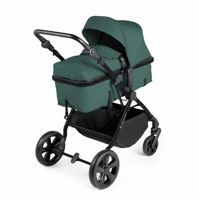 Ickle Bubba Comet 2 in 1 Pushchair (Frame: Black, Fabric Colour: Teal, Handle Bars: Black)