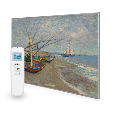 995x1195 Fishing Boats on the Beach at Saintes Maries Image Nexus Wi-Fi Infrared Heating Panel 1200W - Electric Wall Panel Heater