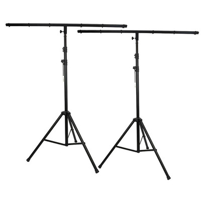 Stage Lighting Stands with T Bar for 6 Fixings Pair of 3.5M