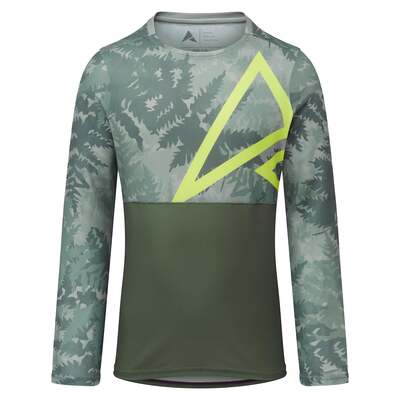 Kids Spark Long Sleeve Trail Jersey Purple &pipe; Bold Logo Print, High-Wicking Comfort &pipe; Recycled Polyester, Relaxed Fit &pipe; 9-10 Years &pipe; Altura