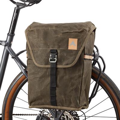 Heritage 40 Litre Cycling Pannier &pipe; 40 L &pipe; Olive &pipe; Cotton &pipe; Reflective &pipe; Showerproof &pipe; Spacious Storage for Ultimate Cycling Adventures &pipe; Altura &pipe; Alt