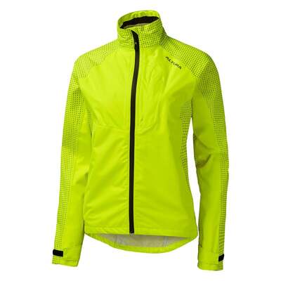 Nightvision Storm Women's Waterproof Cycling Jacket Yellow &pipe; 8 &pipe; Altura