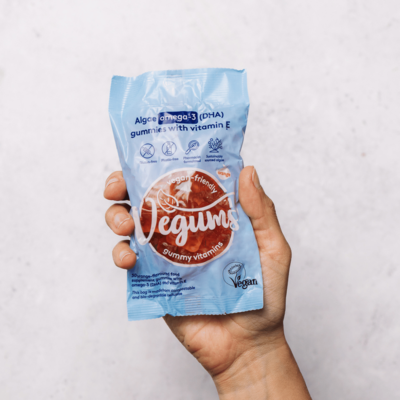 Vegums Omega 3 DHA with vitamin E (Chewable Gummies)