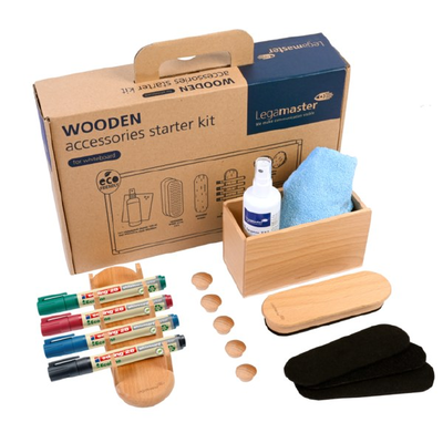 Wooden Whiteboard Accessory set 17-piece