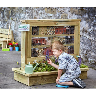 Bug Hotel With Planter Base
