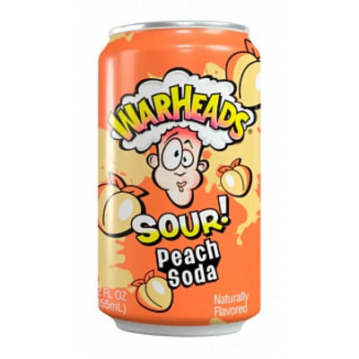 Warheads Soda Peach 330ml