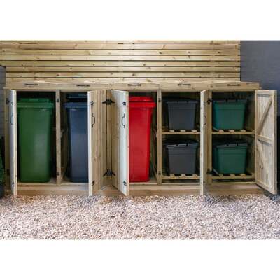 Chatburn Bin and Recycling Box Storage
