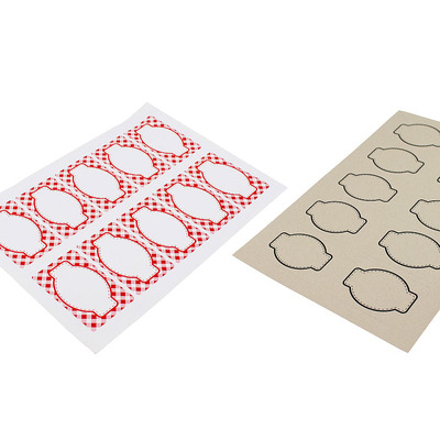 Jam Jar Labels Pack of 40 with Choice of style