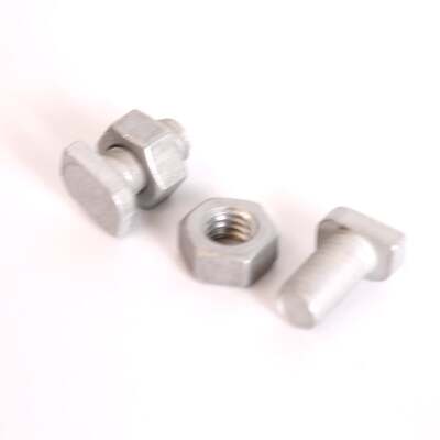 Cropped Head Bolts & Nuts M6 x 14mm