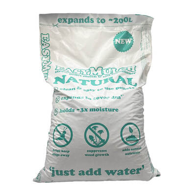 Easymulch Straw Mulch 2 x 15kg Bags Makes 400 Litres