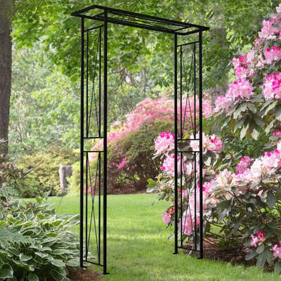 Metal Garden Arch 2.1m High