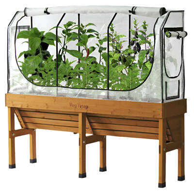 Vegtrug Wall Hugger Greenhouse Frame & Multi-Cover Set