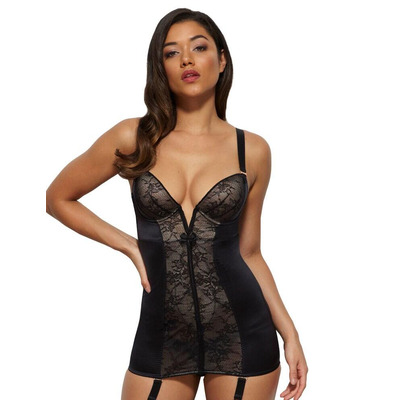 Gossard Retrolution Padded Staylo Slip - Black - 32D