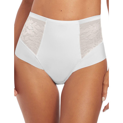 Fantasie Illusion High Waist Brief - White - XL - 16