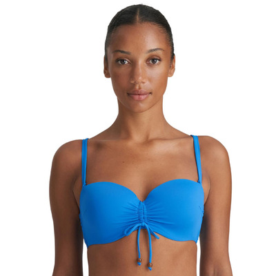 Marie Jo Flidais Padded Strapless Bikini Top - Blue Mistral - 32B