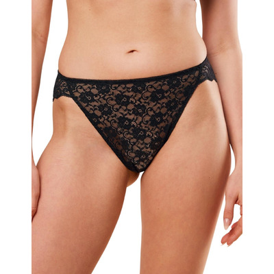 Triumph Amourette High Leg Tai Brief - Black - XS - 8