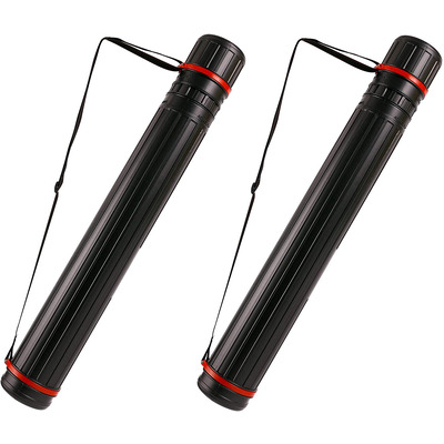 EXERZ Drafting Tubes 2pcs - Extendable Drawing Tubes - Poster Art Tubes