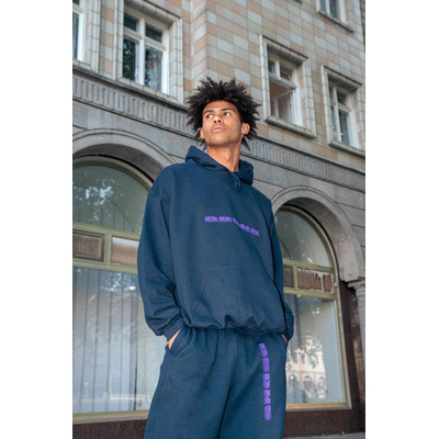 Joggers in Navy with Embroidered Logo Design