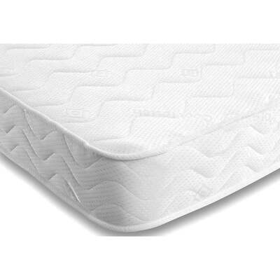 Starlight Beds™ 6.5" Deep Cool Touch Fabric Semi-Orthopedic Anti-Dust Spring Mattress for Every Age - 2ft6 by 5ft9 Shorty Mattress (75cm by 175cm)