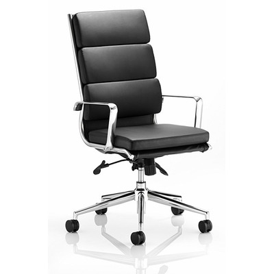 Savoy Executive Black Leather Chair