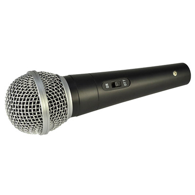 Vocal Microphone Dynamic, Metal Body With Switch - Supplied With Cable