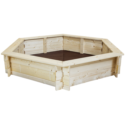 Hexagonal FSC® Certified Wood Sand Pit