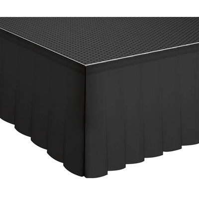 Global Stage Deck Skirt Pleated 1 x 2.05m