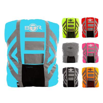BTR High Visibility Reflective Waterproof Backpack Rucksack Rain Cover