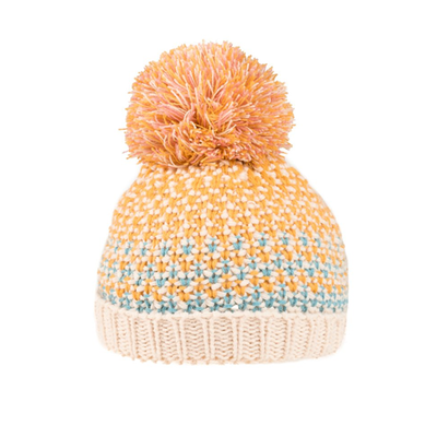 Girls Tiana Knitted Bottle Hat - Mustard