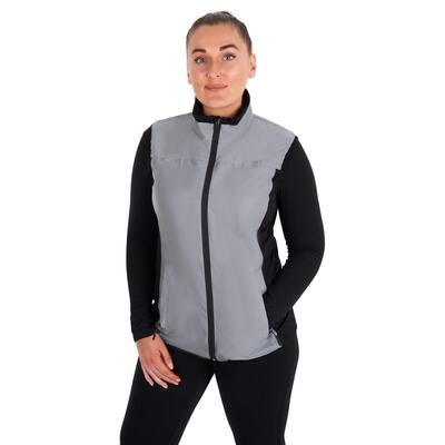 BTR Womens Reflective Cycling & Running High Vis Gilet, Vest