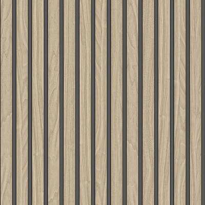 Wood Slat Vinyl Wallpaper Light Oak Belgravia 2921