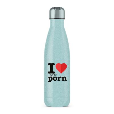 I Love Midget Porn Water Bottle