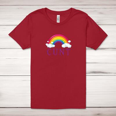 Rainbow Swearing Adult T-Shirt