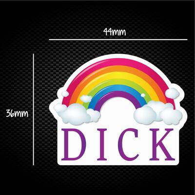 Rainbow Swearing Sticker Pack