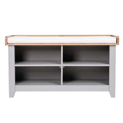 Hallway Bench With Open Shoe Tidy