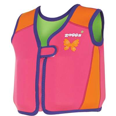 Zoggs Bobin Jacket Deep Sea Pink 4-5 year
