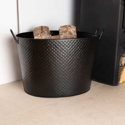 Willow Small Fireside Log Bucket