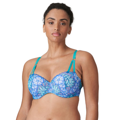 Prima Donna Twist Morro Bay Padded Balcony Bra - Mermaid Blue - 32F