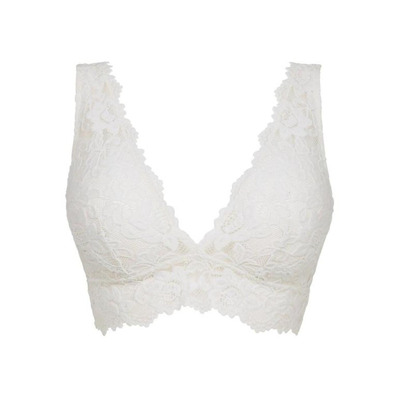 Figleaves Millie Non Wired Bralette - White - XS - 8
