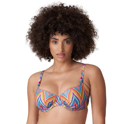 Prima Donna Swim Kea Full Cup Bikini Top - Rainbow Paradise - 36E