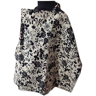 Palm & Pond Floral Tan Baby Breastfeeding Cover