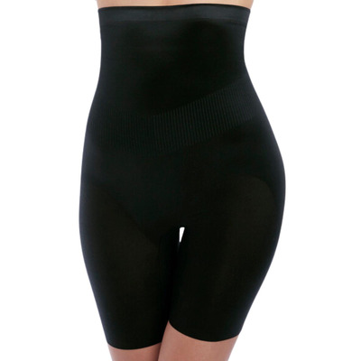 Wacoal Fit & Lift High Waist Long Leg Shaper - Black - M - 12