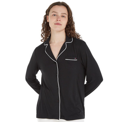 Tommy Hilfiger TH Pyjama Top - Black - L - 14