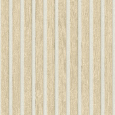 Wood Slats Wallpaper Beige/White AS Creation 39109-7