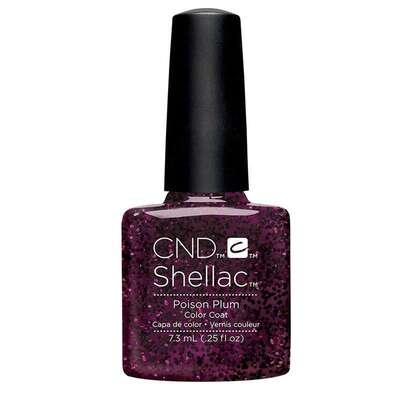 CND Shellac Gel Polish Poison Plum - 7.3ml
